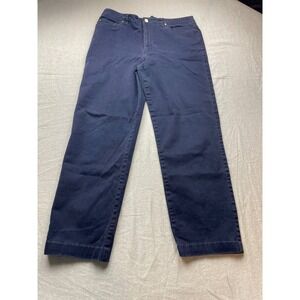 Lauren Jeans Co. Ralph Lauren Jeans Womens Size 12 Blue Dark Wash Denim Straight
